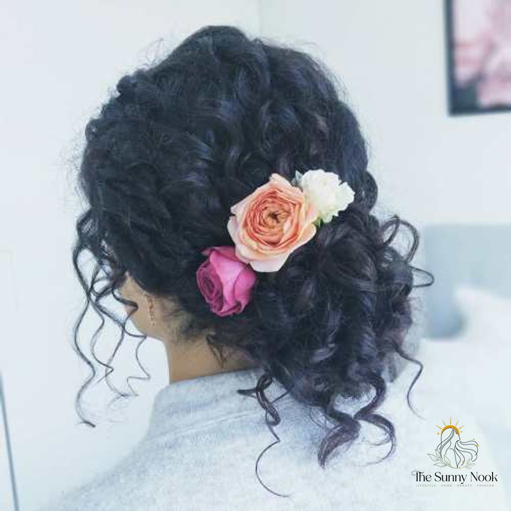 18 Gorgeous Curly Hair Inspo Hairstyles for Every Hair Type 3 Curly Updo for Brunettes