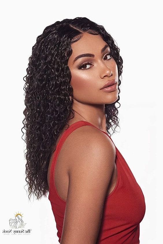 21 Gorgeous Hairstyles For Wavy Curly Hair for Every Hair Type 11 Curly Wet-Look Bob