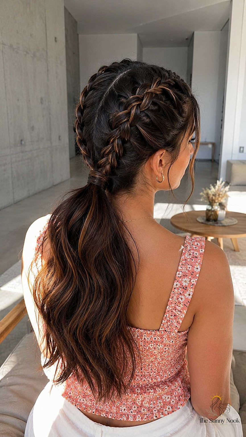 9 Fish Braid Hairstyles Perfect for Your Next Salon Appointment 6 Double Fishtail Braids
