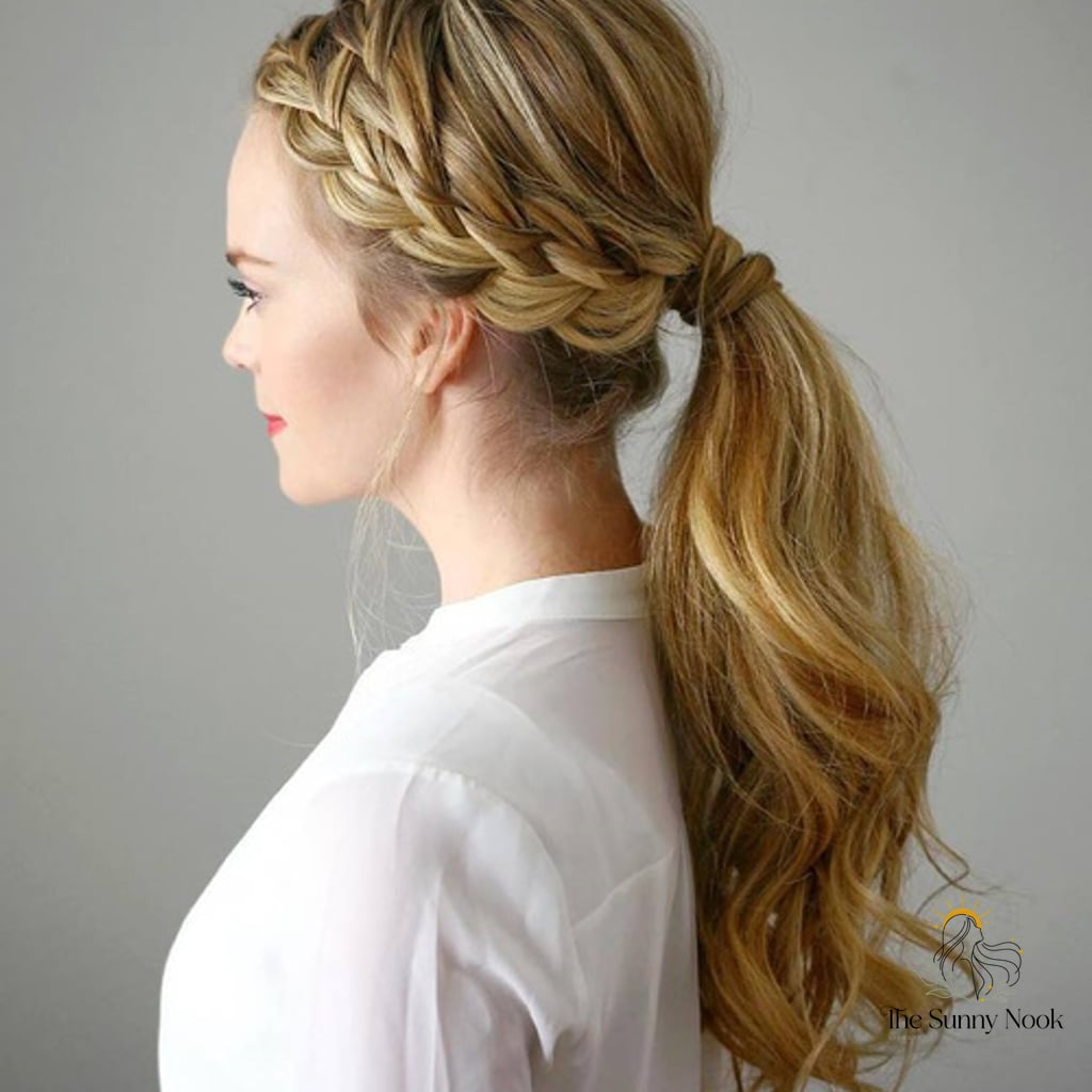 23 Hairstyles For Short Hair Wedding We're Obsessed With Right Now 17 Double French Braid Crown