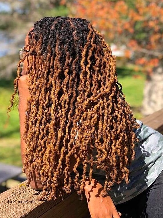 27 2000S Hairstyles Curly Hair Everyone Is Pinning Right Now 11 Dreadlocks with a Twist