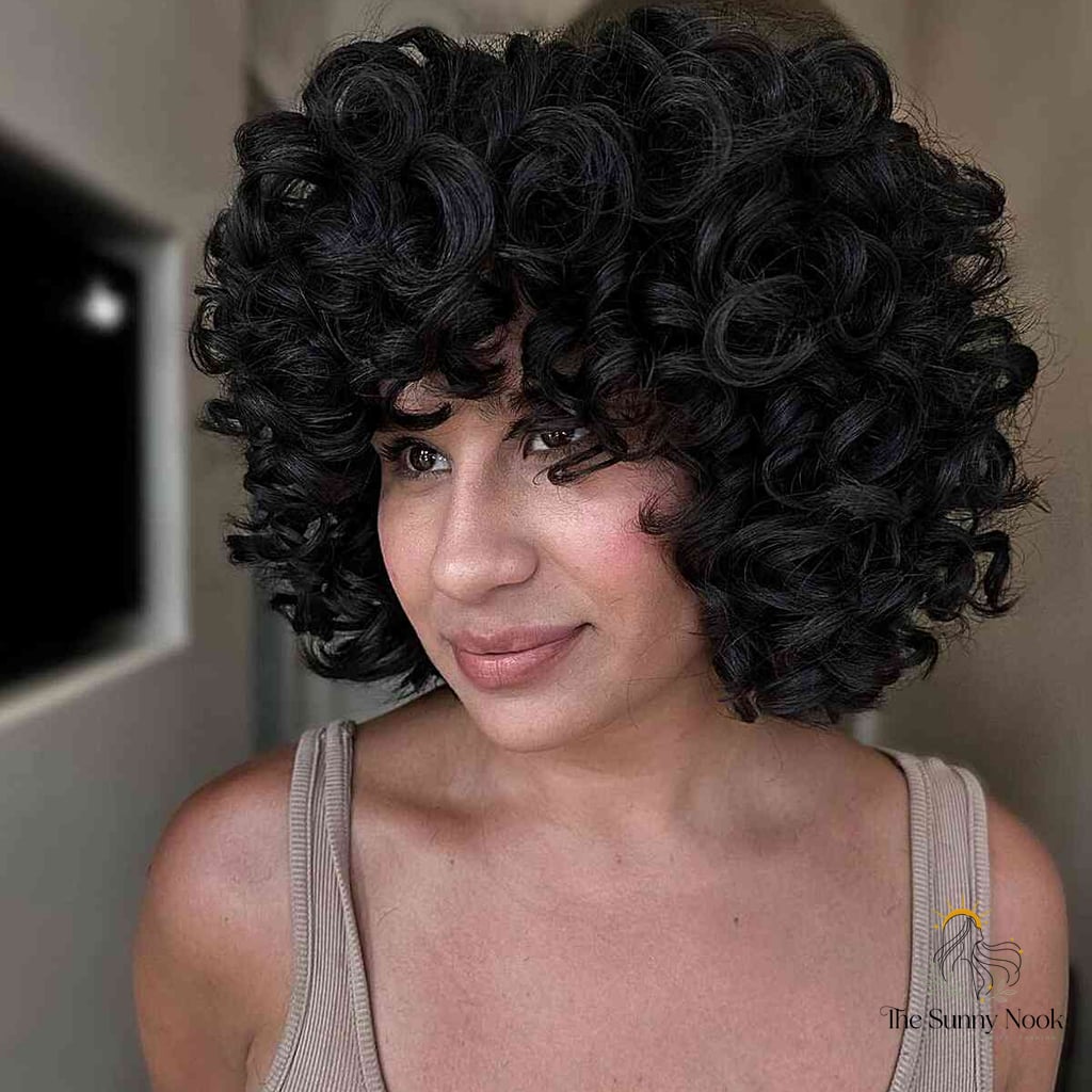 Dusting Cut on Curly Hair
