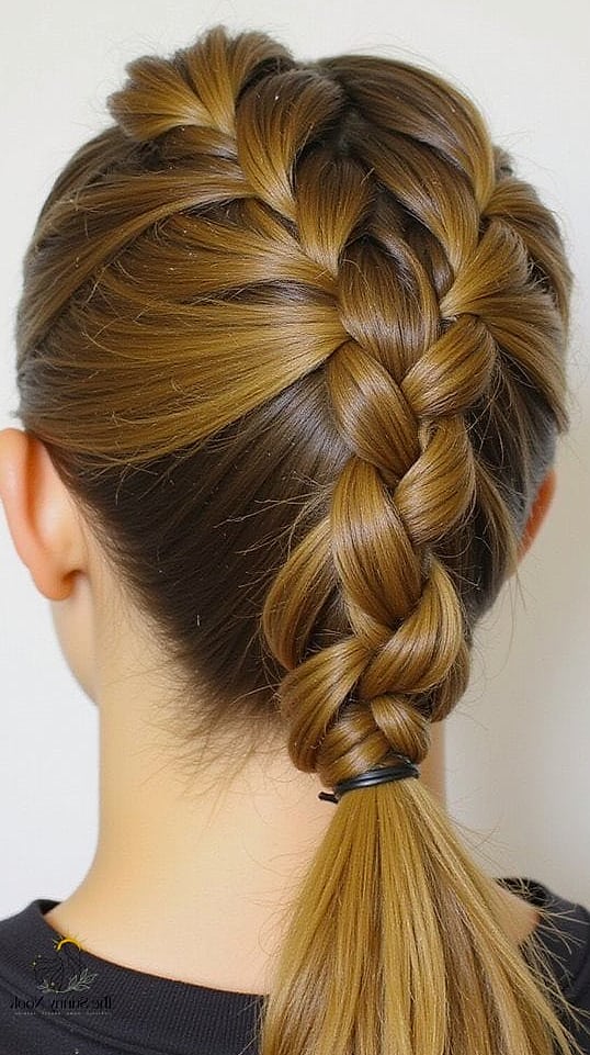 11 Ponytail Braid Hairstyles to Transform Your Look Instantly 4 Dutch Braided Ponytail