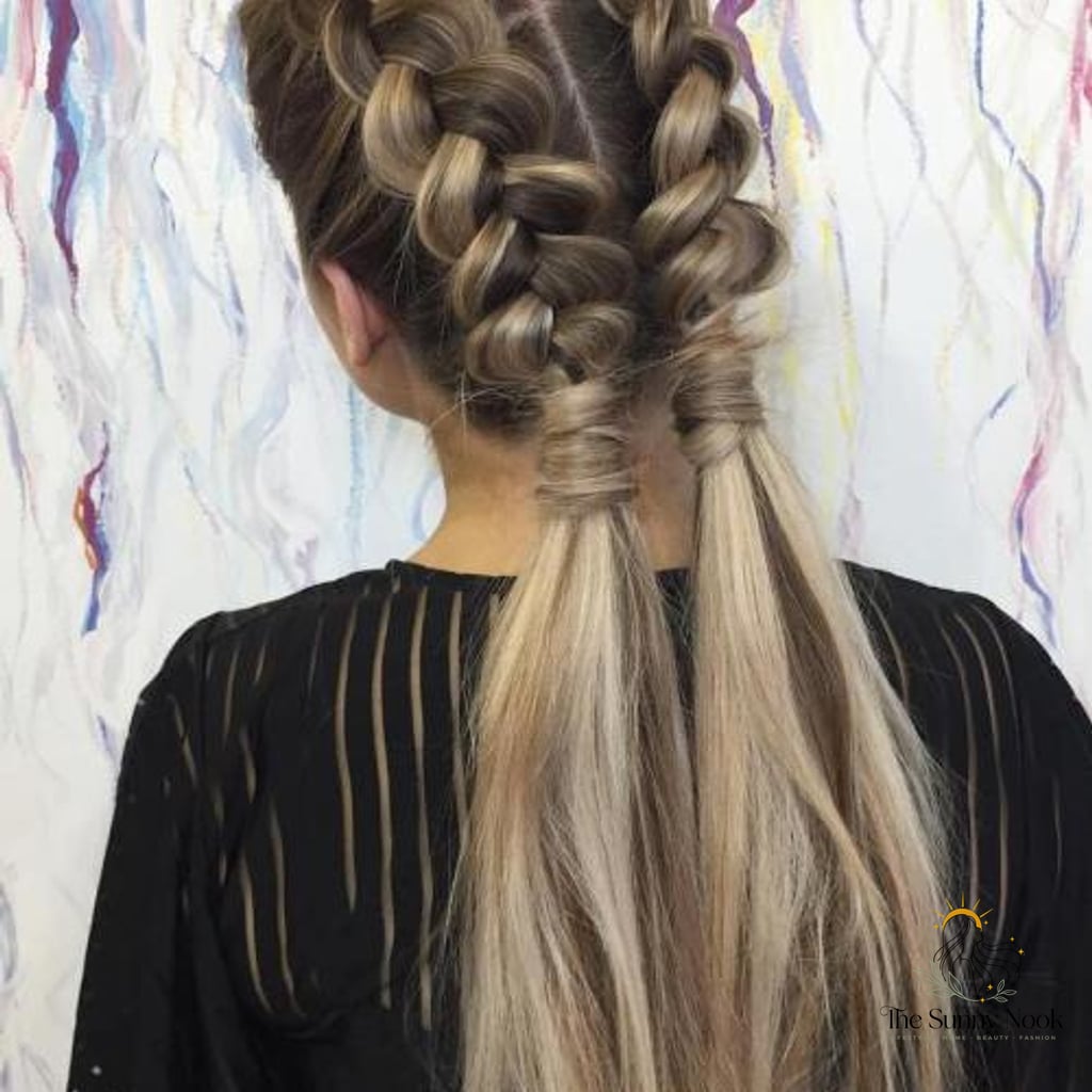 23 Braid Hairstyles For Long Hair You'll Want to Re-Create Immediately 24 Dutch Braids and Ponies