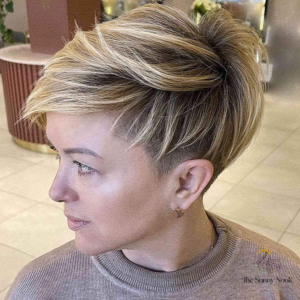 7 Haïr Style Short Hair That Work on Every Hair Length 2 Edgy Undercut Pixie with Blonde Tones