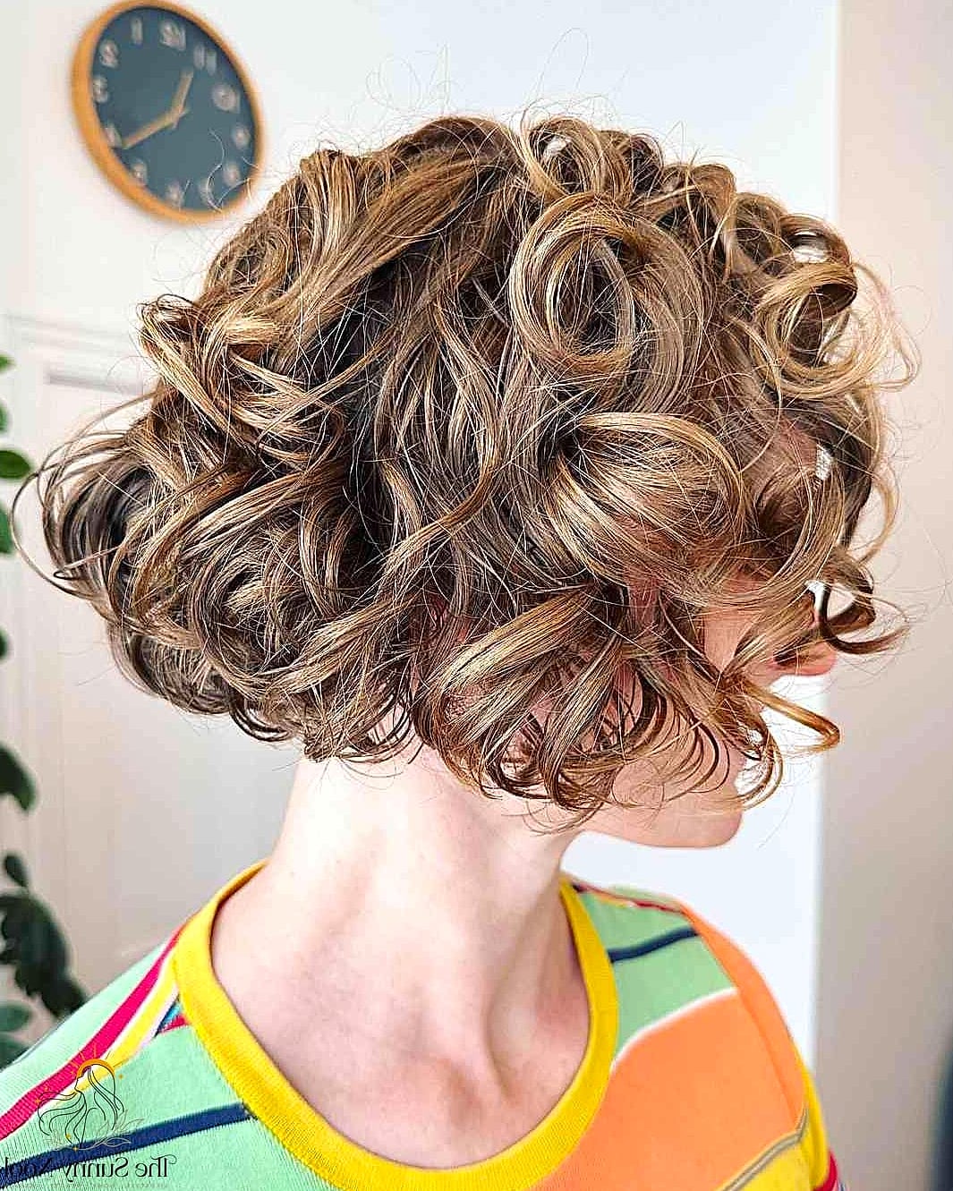 Effortless Short Curly Bob