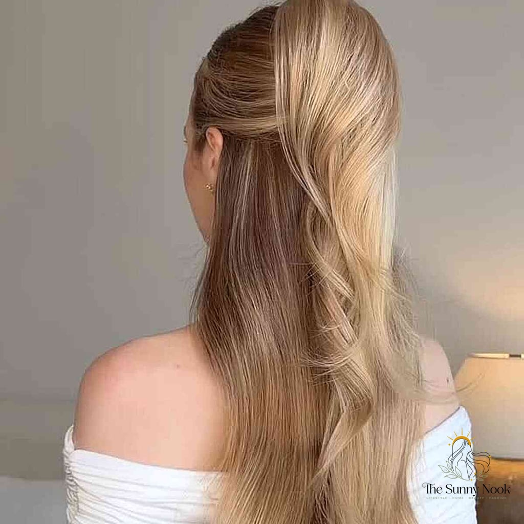 21 Casual Hairstyles For Long Hair That Are Actually Easy to DIY 9 Elegant Long Half-Up Waves