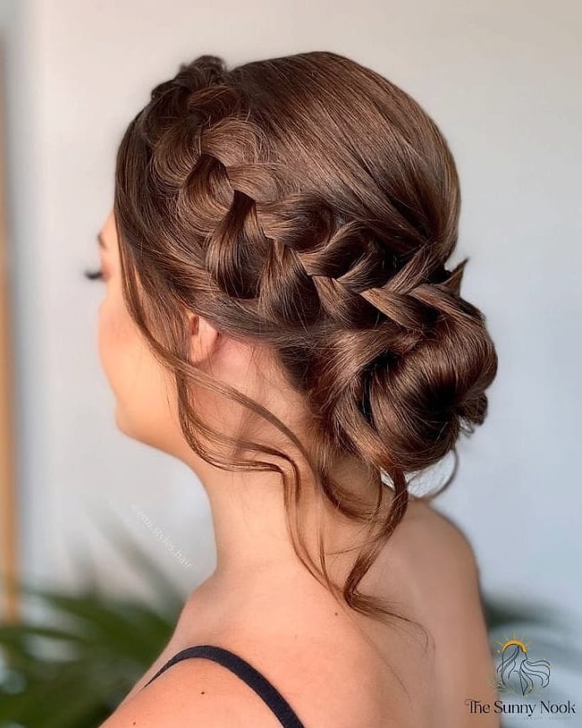 Elegant Low Bun Style