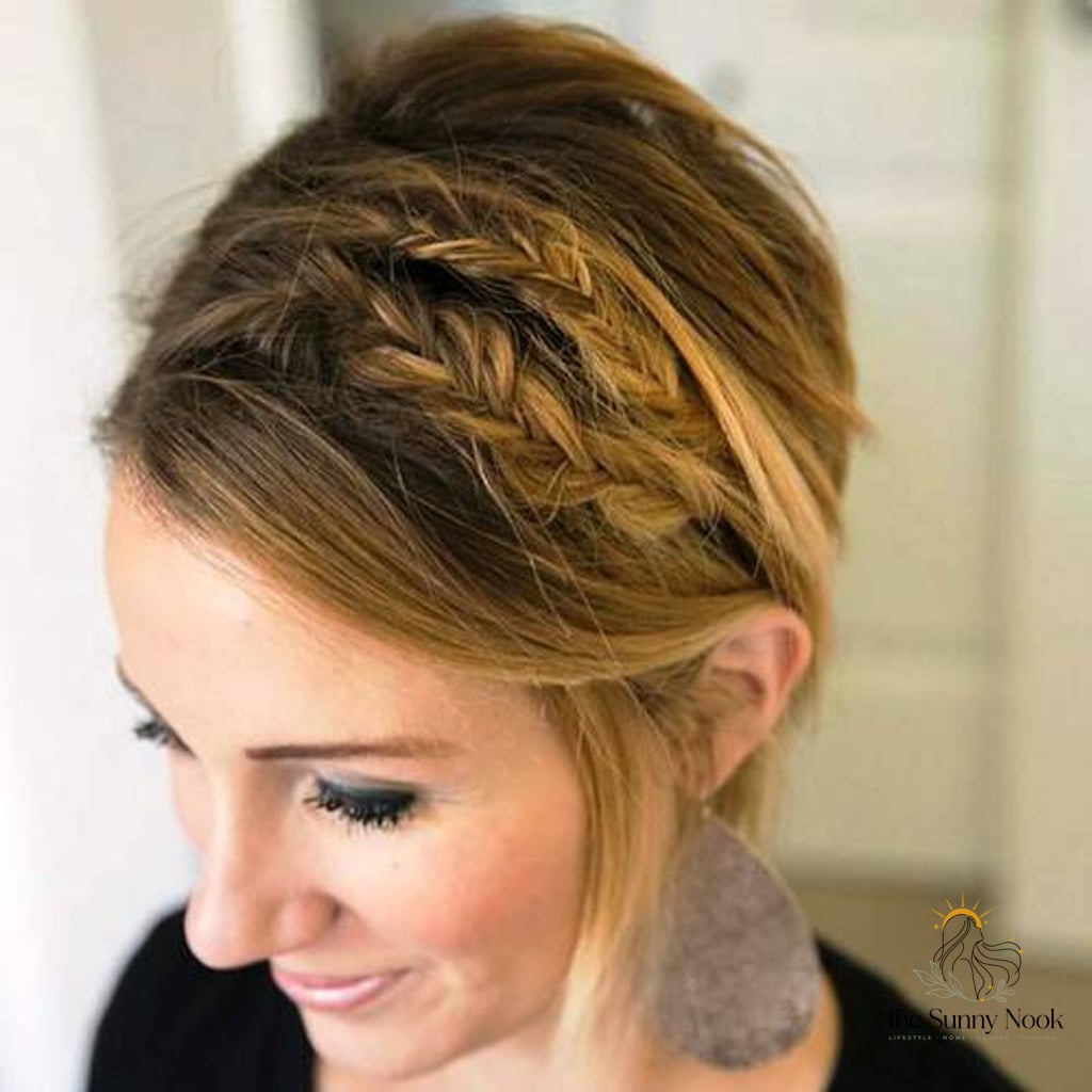 10 Traditional Hairstyles For Short Hair Everyone Is Pinning Right Now 8 Extra-Short Bob with Two Braids