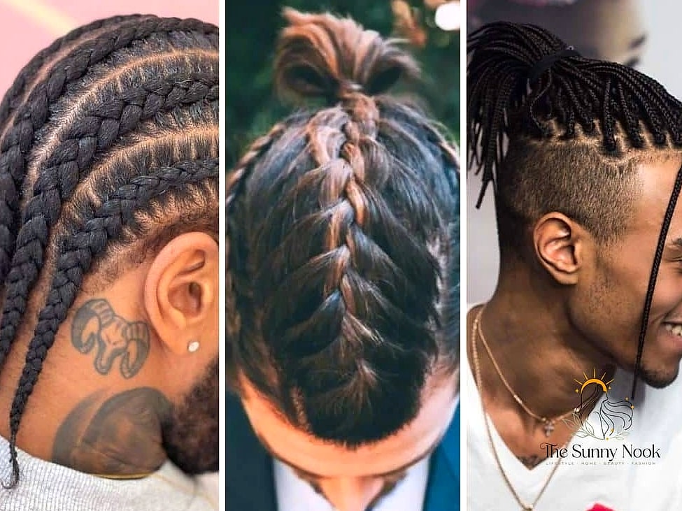 9 Braid Hairstyles For Men Everyone Is Pinning Right Now 5 Feed-In Braids