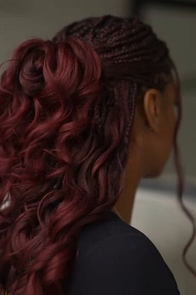 17 Short Hair Hairstyles For Wedding Indian to Save Before They Blow Up 13 Fiery Burgundy Red Kinky Hair