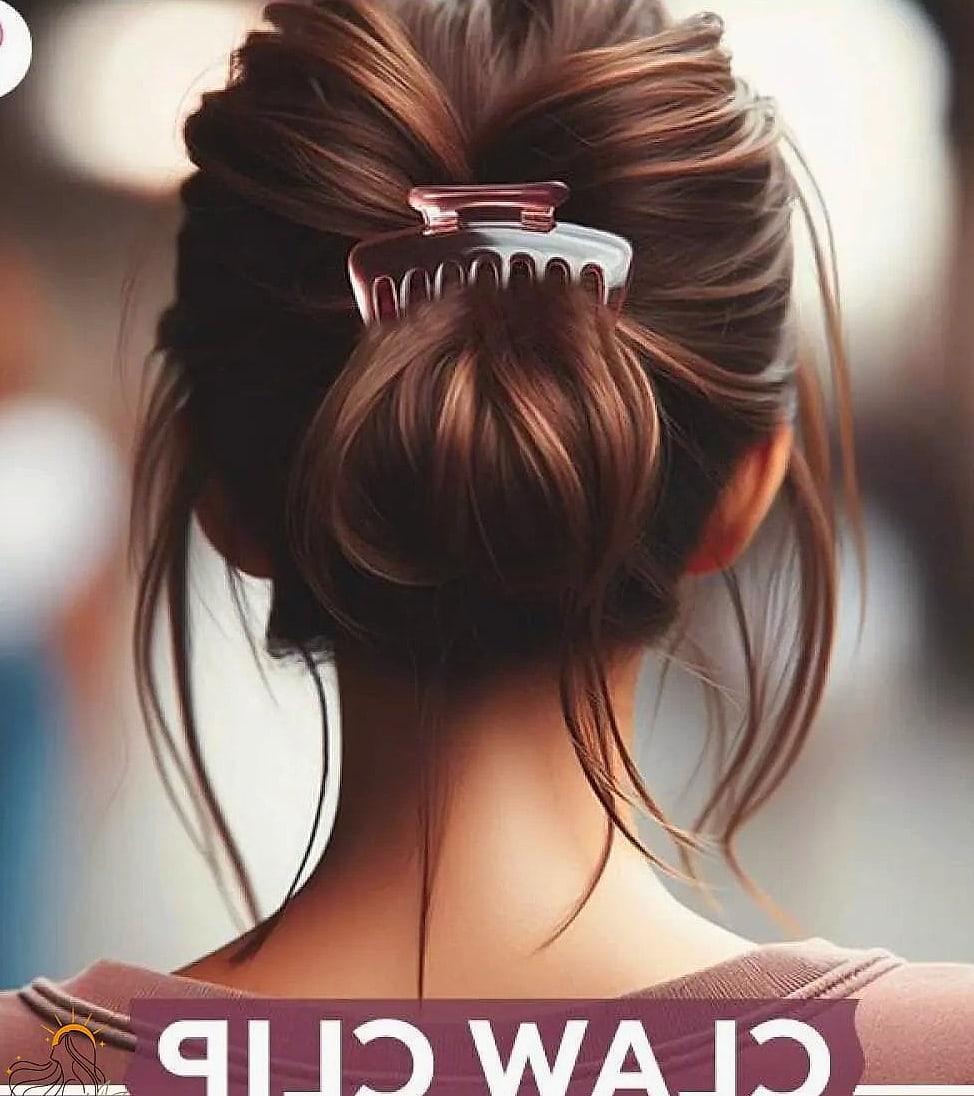 14 Short Hair Claw Clip Hairstyles That Prove This Trend Is Here to Stay 8 Flattering Hair Styles for Double Chin Women