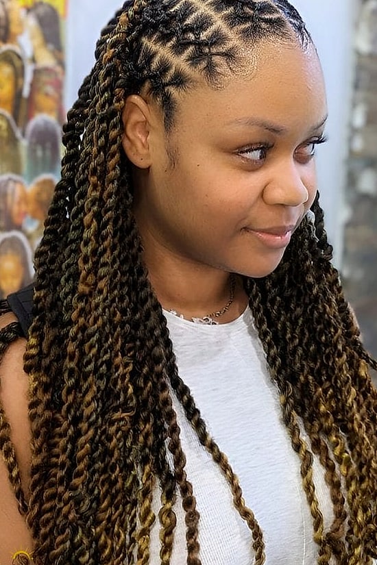 30 Half Up Half Down Hairstyles Short Hair to Show Your Stylist ASAP 8 Flat Twist-Out Style
