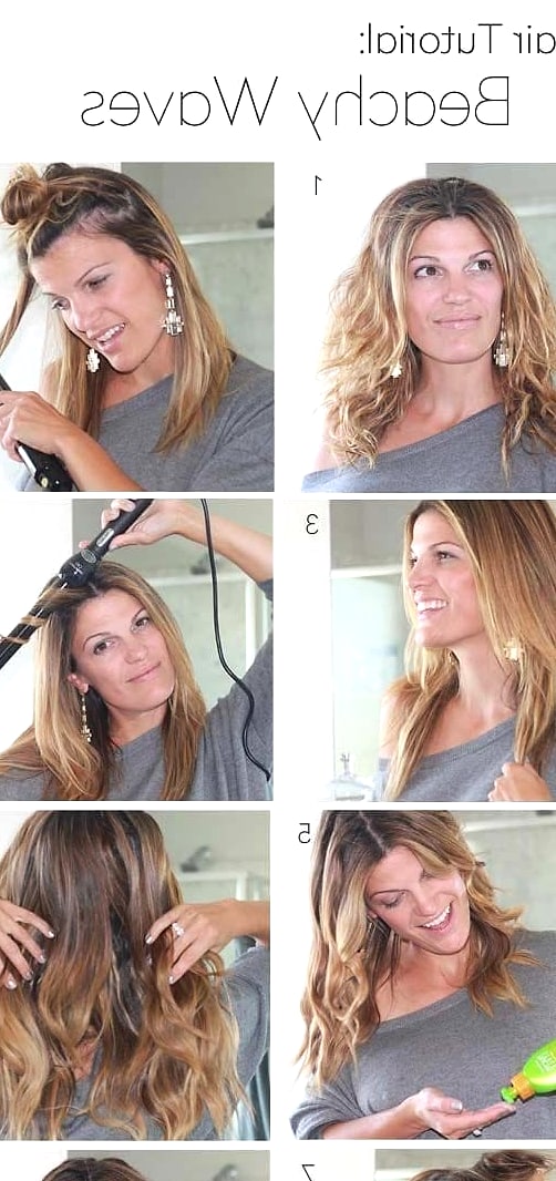 Flowing Waves with Sunlit Balayage Blonde and Brown