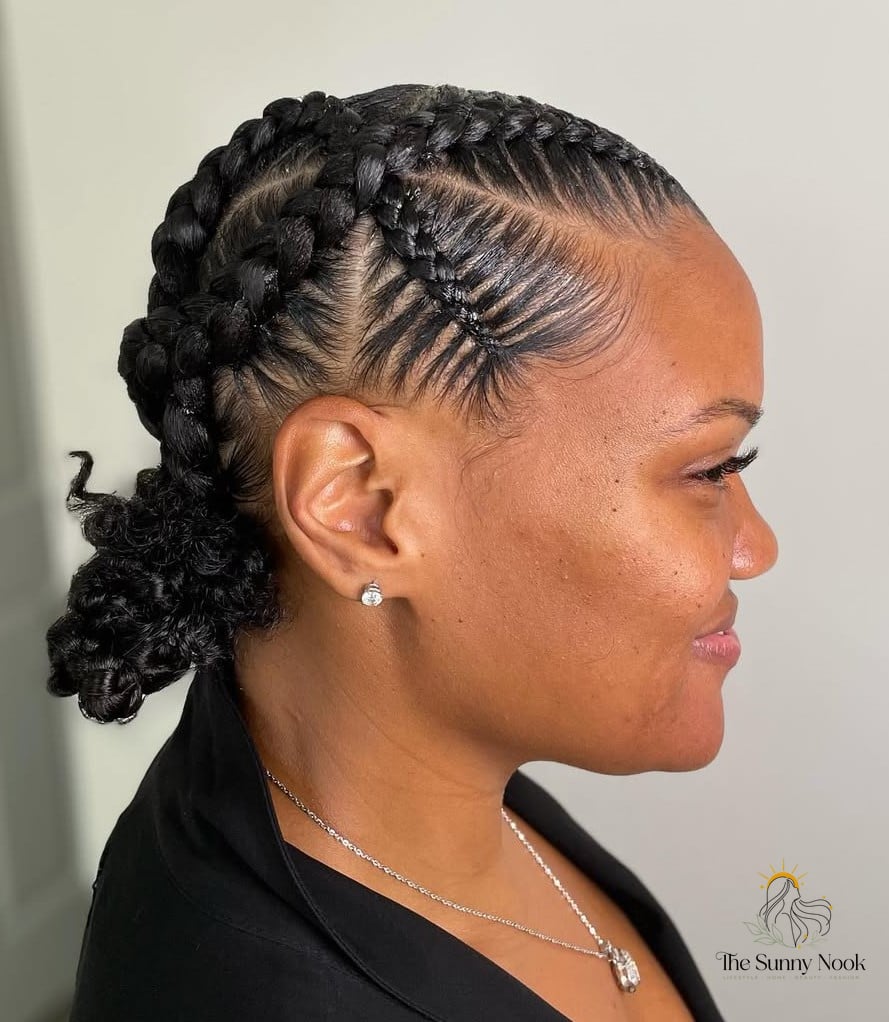 Four Criss-Crossed Braids