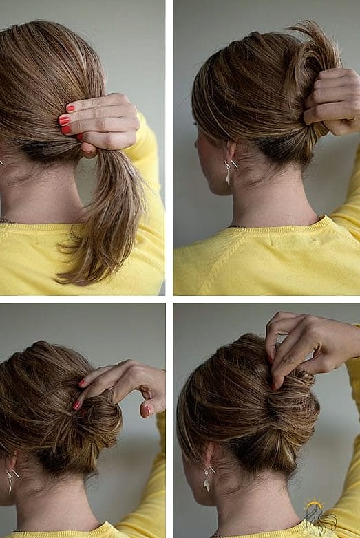 French Roll Updo for Mother of the Groom
