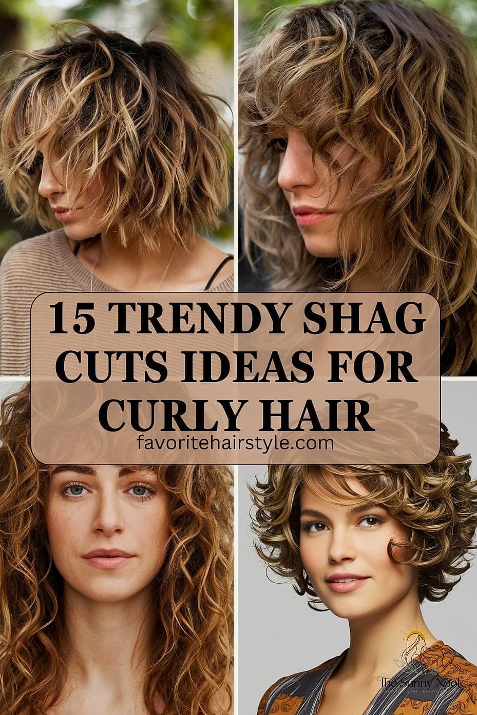 9 Gorgeous Curly Hairstyles Ideas for Every Hair Type 5 Funky Layered Shag for Long Hair