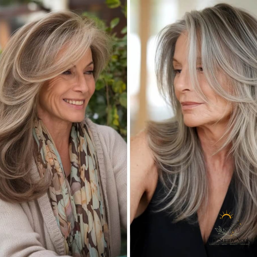 21 Hairstyles For Thick Hair Medium to Save Before They Blow Up 15 Gorgeous Long Hairstyles for Women Over 50