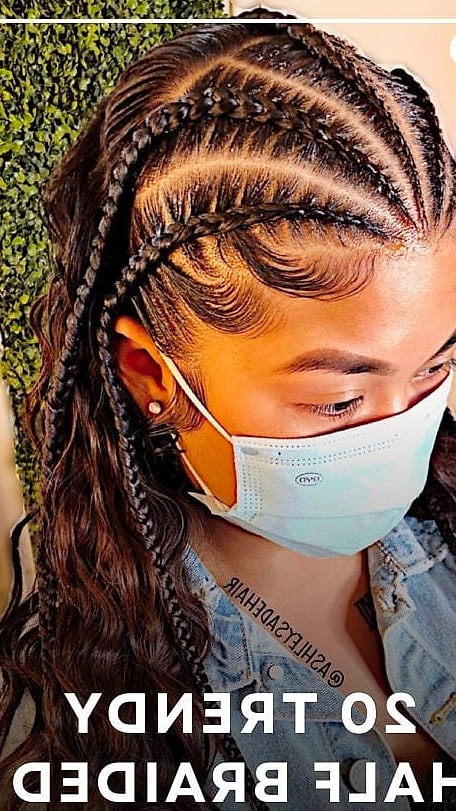16 Stunning Hat Hairstyles Long Hair Worth Bookmarking Today 4 Half-Up Braided Crown