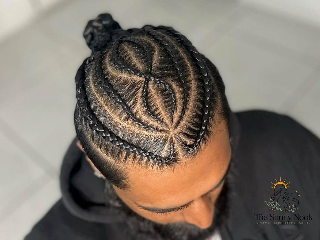9 Braid Hairstyles For Men Everyone Is Pinning Right Now 7 Half-Up Braided Top