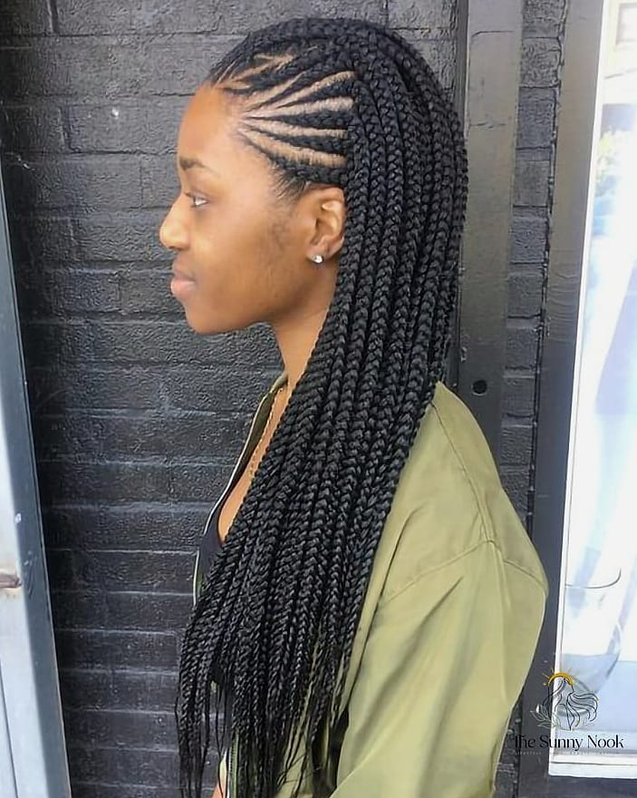 7 Ceres Braid Hairstyles That Are Both Cute and Low Maintenance 5 Half-Up Ceres Braids
