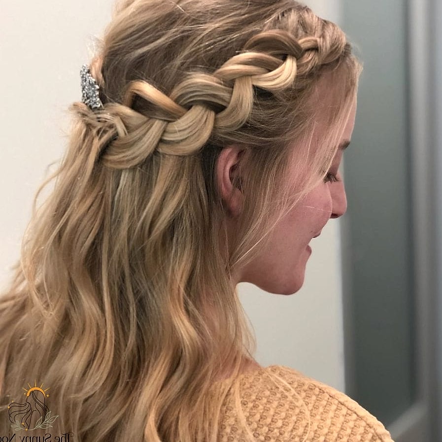27 Half Up Hairstyles For Long Hair for the Ultimate Glow Up 28 Half Up with Hidden Braid Underneath