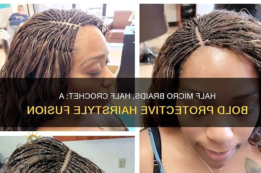 27 Half Up Hairstyles For Long Hair for the Ultimate Glow Up 25 Half Up with Micro Braids