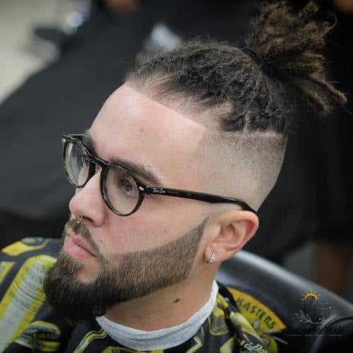 27 2000S Hairstyles Curly Hair Everyone Is Pinning Right Now 4 Half-Shaved Style with Short Dreads