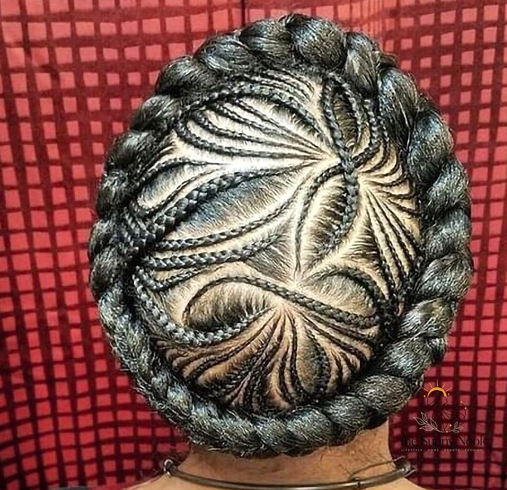 16 Simple Braid Hairstyles That Are Trending on Pinterest This Week 4 Halo Braid with Design