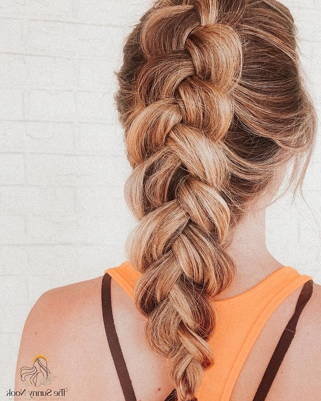 The High Braided Ponytail