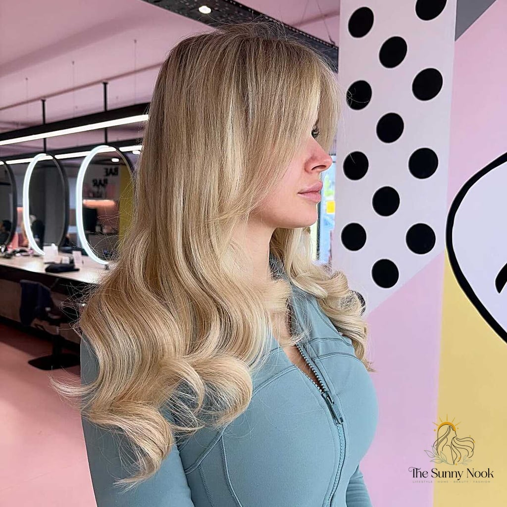 22 Casual Hairstyles For Medium Hair That Are Trending on Pinterest This Week 14 Honey-Kissed Long Layers with a Side Fringe
