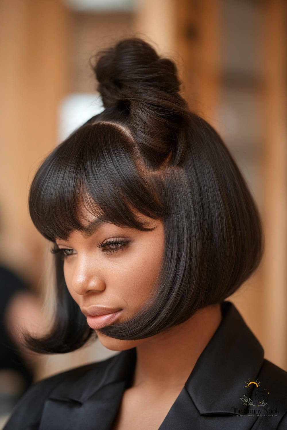 27 Easy Braid Hairstyles That Work on Every Hair Length 13 Incorporating Bangs with Bob Hairstyles