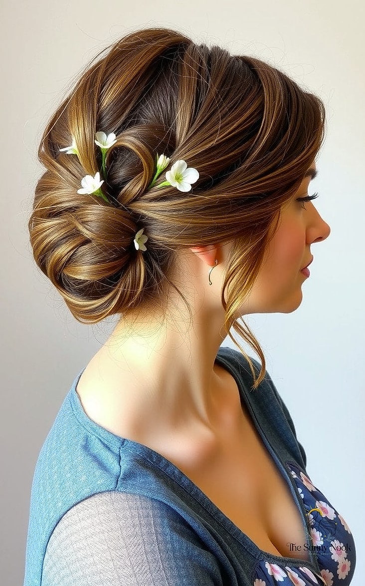13 Gorgeous Easy Low Bun Hairstyles for Every Hair Type 3 Instagram / @reddsbeautyroom