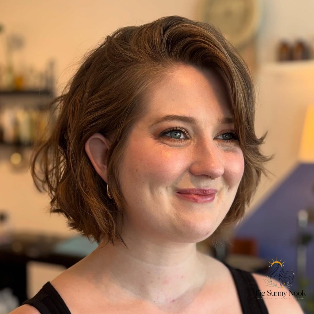 17 Gorgeous Short Hairstyles For Round Faces for Every Hair Type 9 Italian Bob
