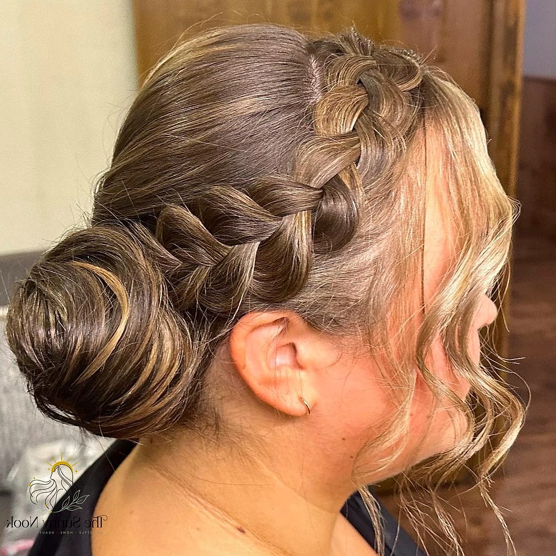 9 Braid Bun Hairstyles You'll Want to Re-Create Immediately 9 Layered Hair with a Side Part for Elegance