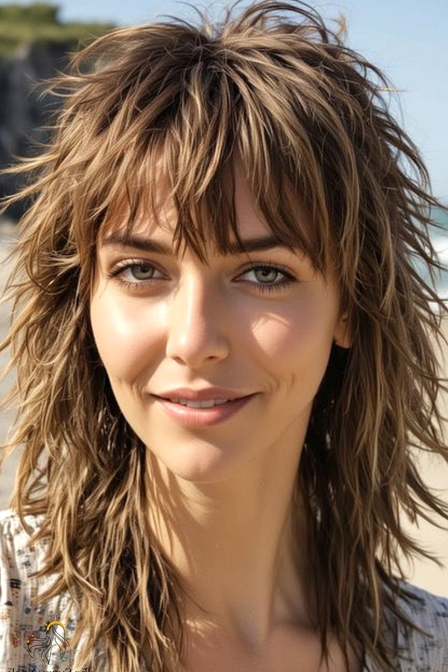 Layered Shag with Bangs