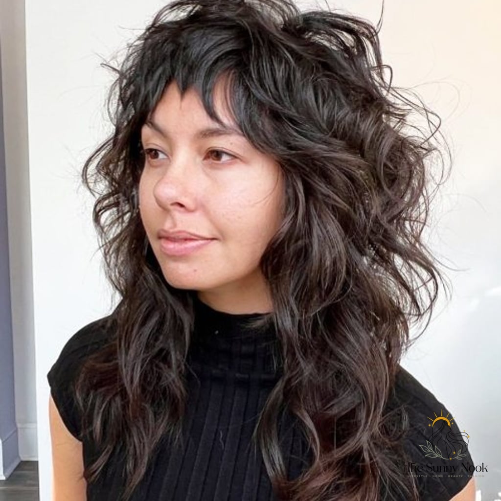 30 Cute Long Hairstyles You'll Want to Re-Create Immediately 31 Layered Waves and Jagged Bangs