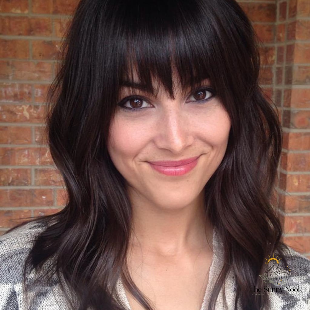 Layered Waves and Jagged Bangs