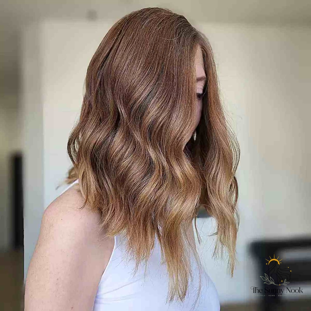 21 Hairstyles For Thick Hair Medium to Save Before They Blow Up 10 A-Line Wavy Lob with Choppy Ends