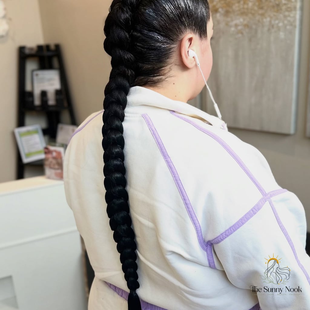 23 Braid Hairstyles For Long Hair You'll Want to Re-Create Immediately 12 Long Box Braids with That Glossy, Defined Look