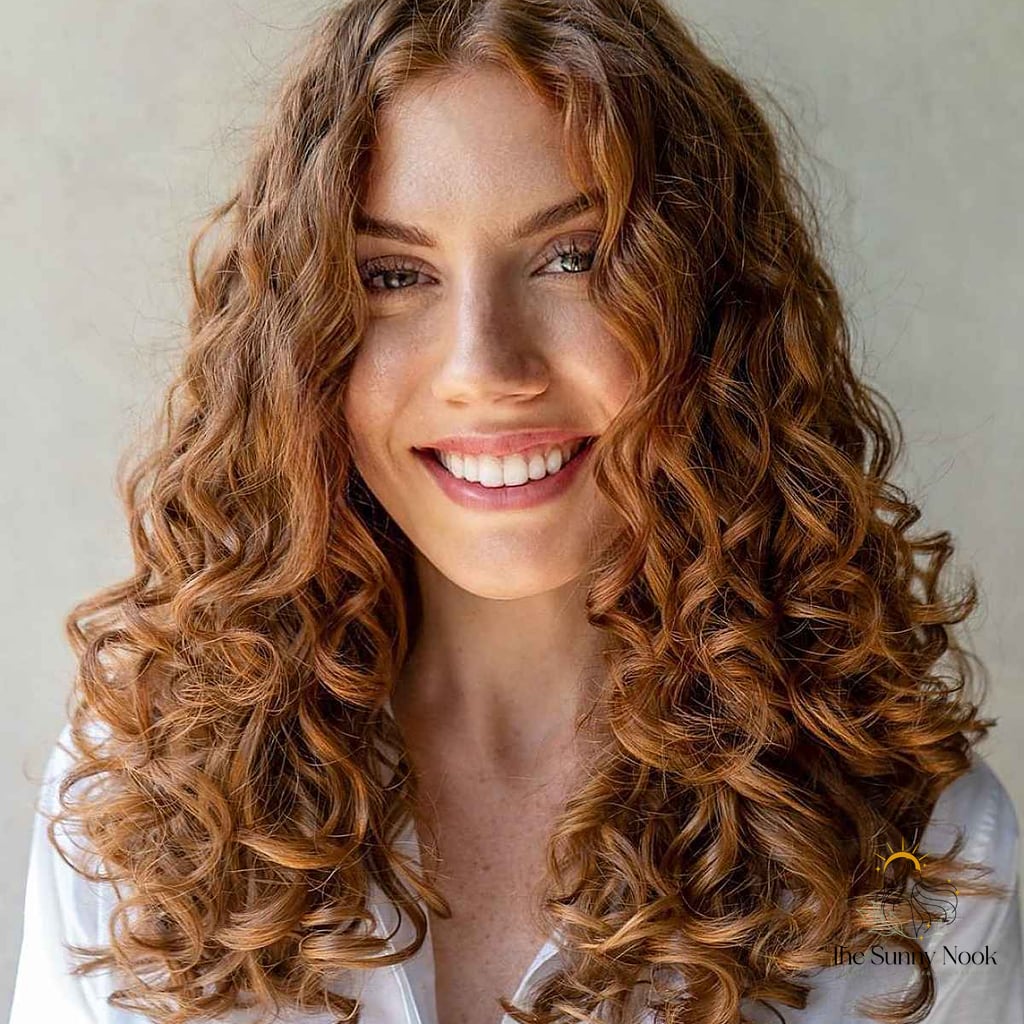 Long California Beach Curls with Short Layers