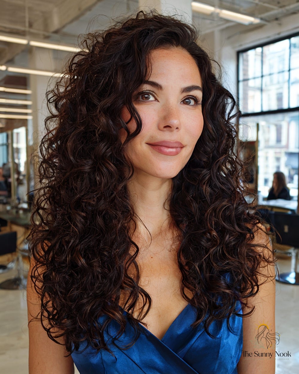 7 Slick Back Hairstyles Curly Hair to Show Your Stylist ASAP 5 Long Defined Curls With Subtle Layers