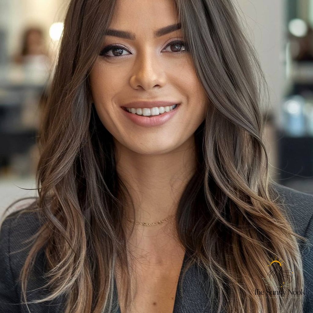 Long Layered Hairstyle for Work