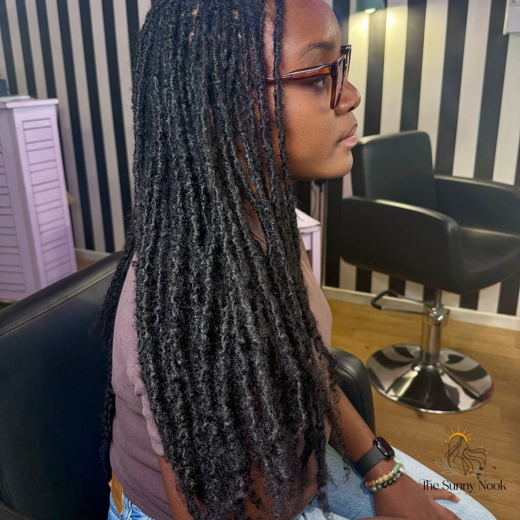 Long Locs With Natural Texture and That Healthy Shine