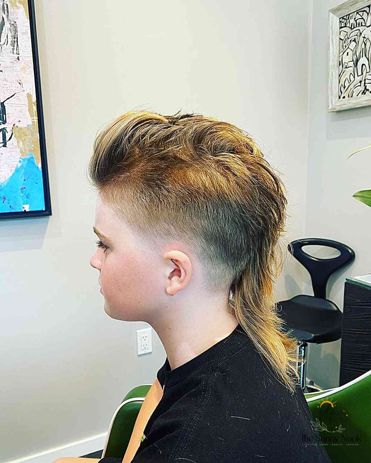 22 Side Shaved Hairstyles Long Hair That Belong on Your Inspiration Board 6 Long Mohawk with Pompadour