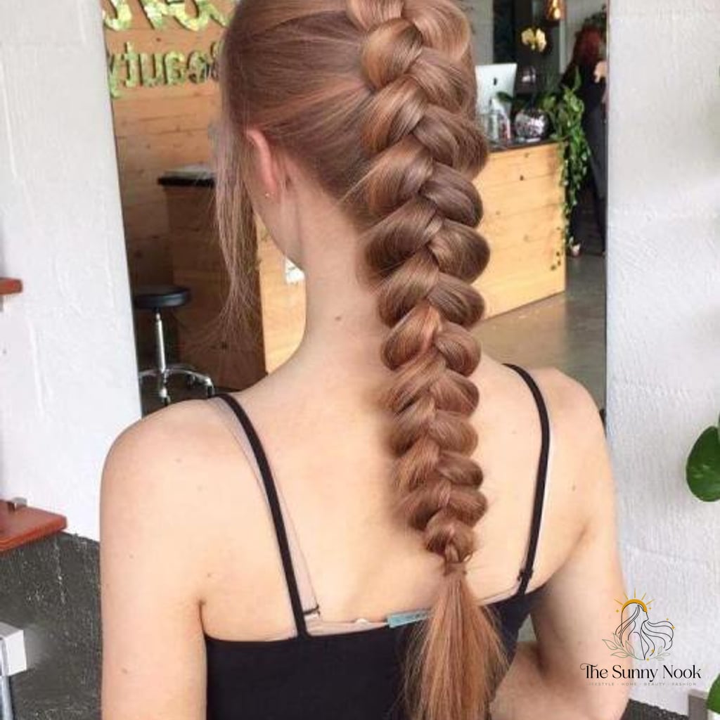 30 Hairstyles For Long Hair Braids That Prove This Trend Is Here to Stay 11 Long and Simple Dutch Braid
