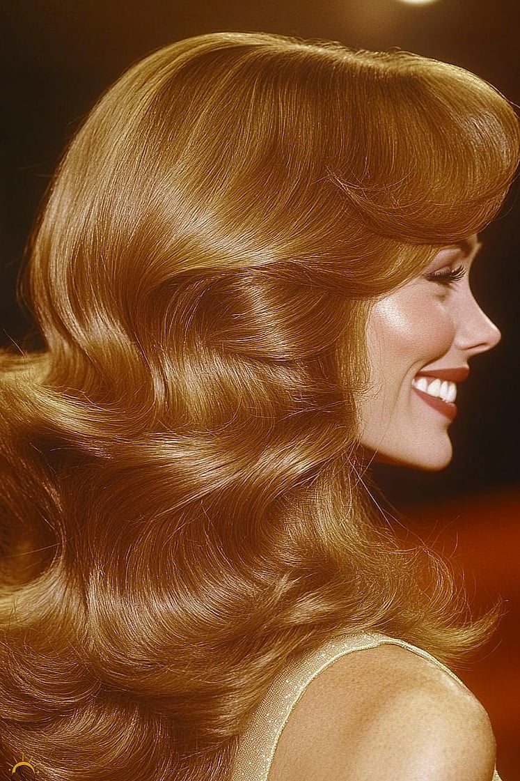 Loose Beach Waves with No Bangs