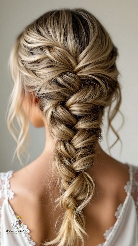 11 Gorgeous Loose Braid Hairstyles for Every Hair Type 2 Loose Fishtail Braid
