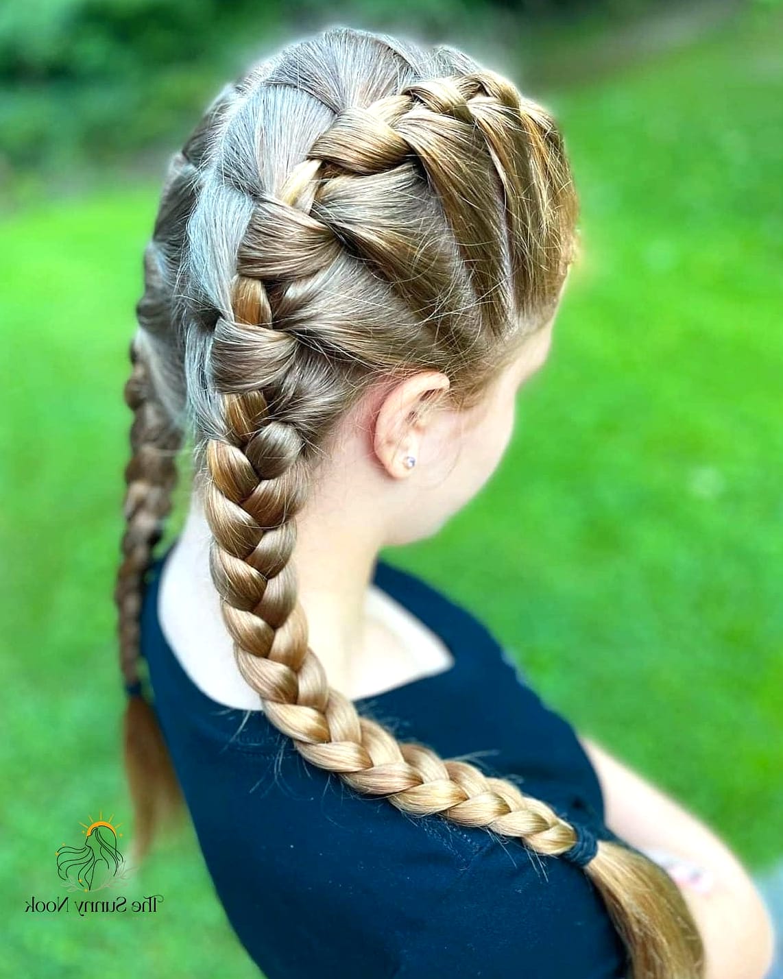 11 Gorgeous Loose Braid Hairstyles for Every Hair Type 7 Loose French Braid Pigtails
