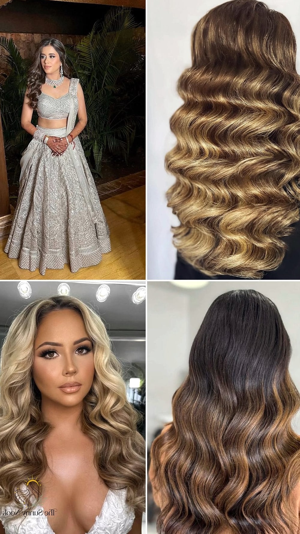 23 Hairstyles For Thick Curly Hair Looks That Will Seriously Inspire You 22 Loose Hollywood Waves
